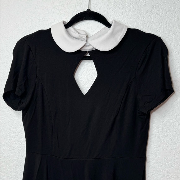 Killstar Black and White Asymmetrical Dress - Picture 9 of 12